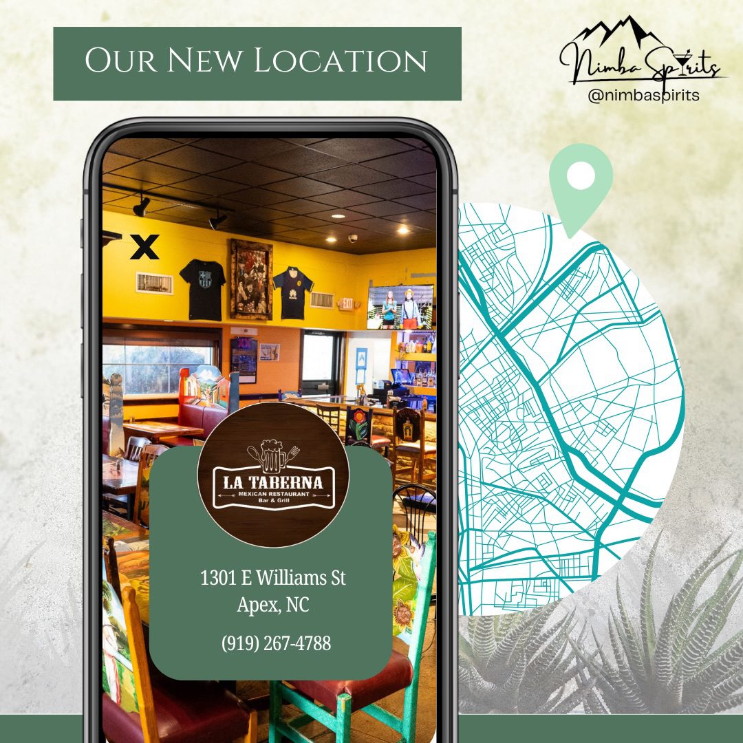 📍Great news! Raicilla is now available at @latabernaapex
➡️ Stop by and grab a sip of this premium spirit made from 100% pure agave - a true taste of Mexico.
🥂Cheers to new adventures!
#NimbaSpirits #RaicillaRevelry #ReadyForRaicilla