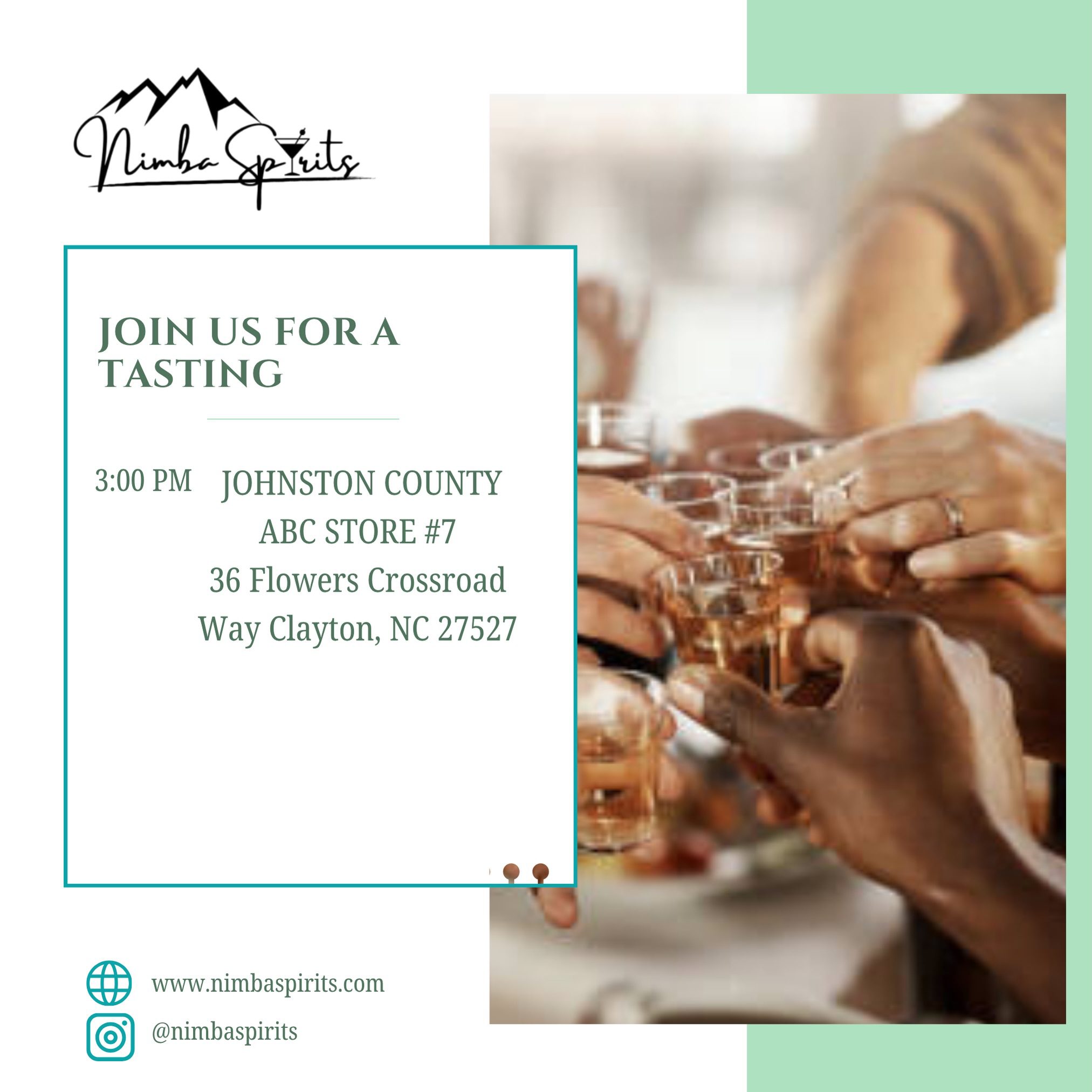 🥃Exceptional spirits aren’t found.
They’re discovered.

Join Nimba Spirits this Saturday for a complimentary tasting featuring two authentic expressions of Raicilla from Jalisco, Mexico.

⛰️Pequeña Raíz — Raicilla de la sierra 
🌊Alicantes — Raicilla de la costa

🗓️ Saturday, August 1, 2026
⏰ 3:00 PM to 6:00 PM
📍36 Flowers Crossroad Way Clayton, NC 27527

Two regions. Two traditions. One remarkable spirit.

Come discover what lies beyond tequila and mezcal.

Tag someone who needs to try Raicilla.

#nimbaspirits #craftspirits #explorepage